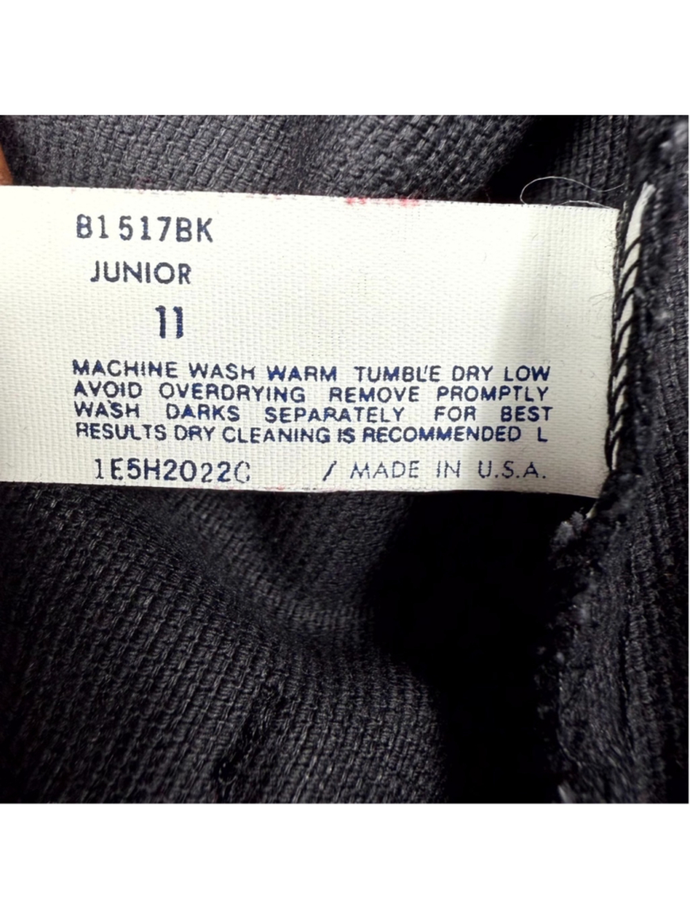 Wrangler Blazer Jacket Black Corduroy Single Breasted Business Retro Womens 11 - Picture 10 of 10
